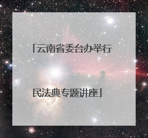 云南省委台办举行民法典专题讲座